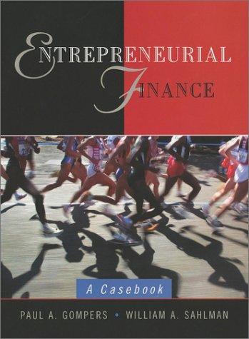 Entrepreneurial finance