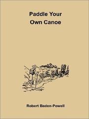 Paddle your own canoe