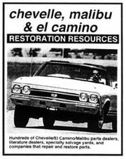 Chevelle, Malibu, and El Camino Restoration Resources'