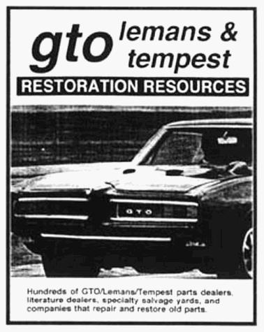 GTO, Lemans and Tempest Parts Locating Guide