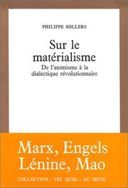 Sur le matérialisme