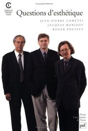 Questions d'esthétique