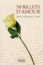 50 billets pour te dire que je t'aime