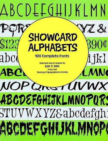 Showcard Alphabets