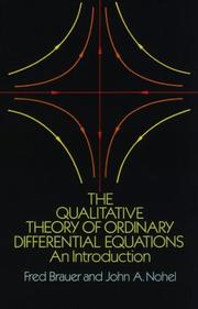 The qualitative theory of ordinary differential equations