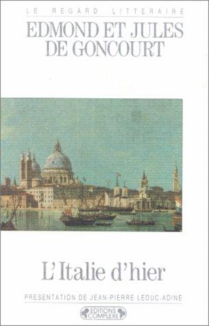 L' Italie d'hier