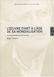 Oeuvre d'art a l'age de la mondialisation