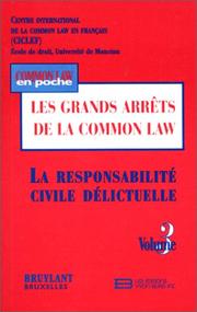 Les grands arrêts de la common law