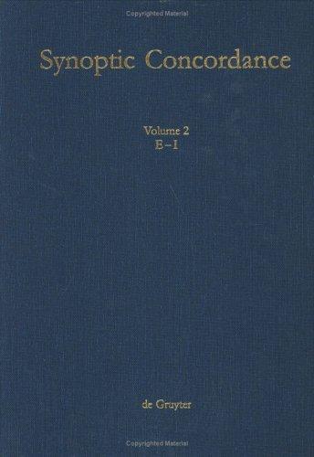 Synoptic concordance