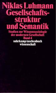 Gesellschaftsstruktur und Semantik