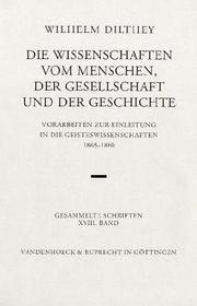 Die Wissenschaften vom Menschen, der Gesellschaft und der Geschichte