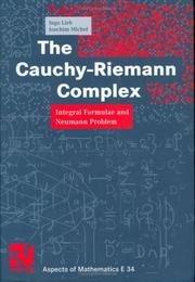 The Cauchy-Riemann complex