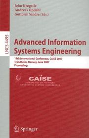 Advanced information systems engineering