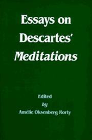 Essays on Descartes' Meditations