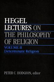 Lectures on the Philosophy of Religion, Vol. II