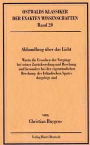 Abhandlung über das Licht