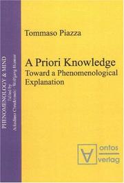 A Priori Knowledge