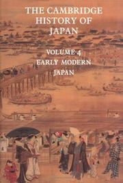 The Cambridge history of Japan
