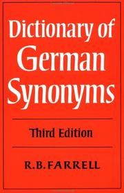 Dictionary of German synonyms