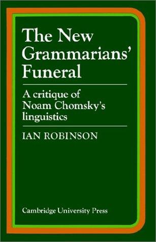 The New Grammarians' Funeral