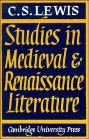 Studies in medieval and Renaissance literature