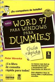 Word 97 Para Windows para Dummies -Guia rapida