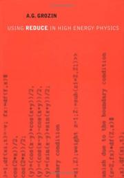Using REDUCE in high energy physics