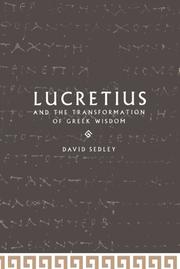 Lucretius and the transformation of Greek wisdom