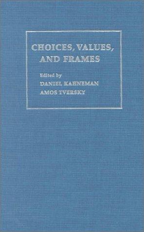 Choices, values, and frames