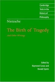 The birth of tragedy and other writings
