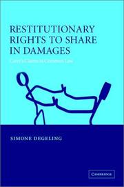 Restitutionary Rights to Share in Damages