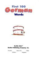 First 100 German words