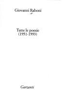 Tutte le poesie (1951-1993)
