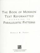 Poetic parallelisms in the Book of Mormon