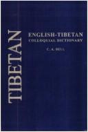 English-Tibetan Colloquial Dictionary