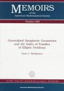 Generalized symplectic geometries and the index of families of elliptic problems
