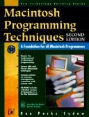 Macintosh programming techniques