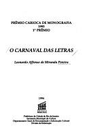 O carnaval das letras