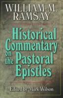 Historical commentary on the Pastoral Epistles