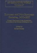 European and Non-European Societies, 1450-1800
