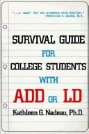 Survival guide for college students with ADD or LD