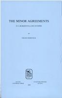 The minor agreements in a horizontal-line synopsis