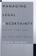 Managing legal uncertainty