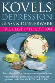 Kovels' depression glass & dinnerware price list