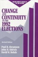 Change and continuity in the 1992 elections