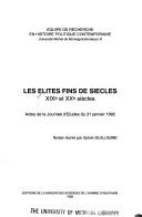 Les Elites fins de siècles