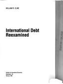 International debt reexamined