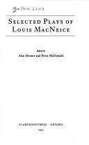 Selected plays of Louis MacNeice