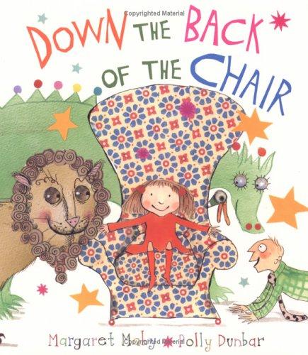 Down the back of the chair