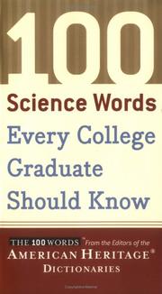 100 science words every college graduate should know